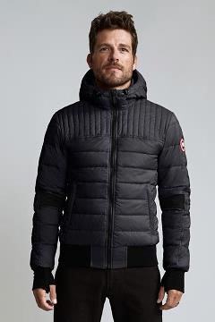 Chamarras Canada Goose Hombre Mexico - Cabri Chaqueta De Plumas Negros YD9652048